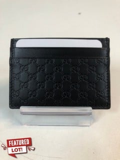 Lot 41  
            Nottingham SR1 - Delivery Only 

                
GUCCI BLACK LEATHER CARD HOLDER