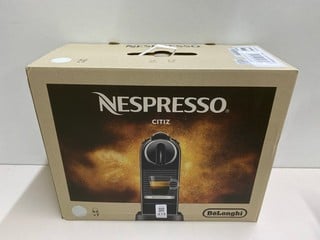 Lot 474  
            Nottingham SR1 - Delivery Only 

                
NESPRESSO DELONGHI CITIZ COFFEE MACHINE - ORIGINAL RRP - £224.99