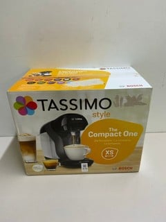 Lot 476  
            Nottingham SR1 - Delivery Only 

                
TASSIMO BOSCH THE COMPACT ONE COFFEE MACHINE - ORIGINAL RRP - £39.99