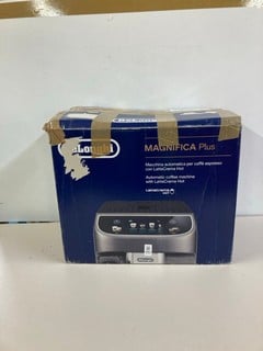 Lot 483  
            Nottingham SR1 - Delivery Only 

                
DELONGHI MAGNIFICA PLUS COFFEE MACHINE - ORIGINAL RRP - £669.99