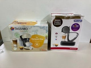 Lot 484  
            Nottingham SR1 - Delivery Only 

                
2 X COFFEE MACHINES INC. TASSIMO BOSCH THE COMPACT ONE COFFEE MACHINE