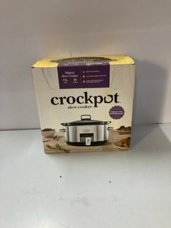 Lot 501  
            Nottingham SR1 - Delivery Only 

                
CROCKPOT 7.5L OVAL DIGITAL SLOW COOKER