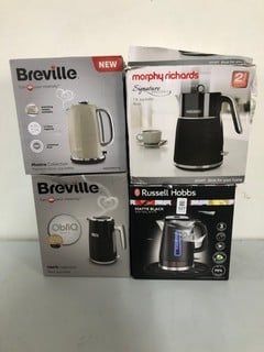 Lot 527  
            Nottingham SR1 - Delivery Only 
                
4 X VARIOUS TOASTERS INC. RUSSELL HOBBS MATTE BLACK QUITE COIL KETTLE
