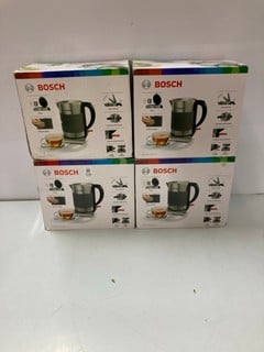 Lot 528  
            Nottingham SR1 - Delivery Only 
                
4 X BOSCH KETTLES INC. 1.7L STAINLESS STEEL KETTLE