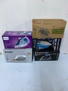 Lot 550  
            Nottingham SR1 - Delivery Only 
                
5 X VARIOUS IRONS INC. BRVILLE DIAMONDXPRESS IRON