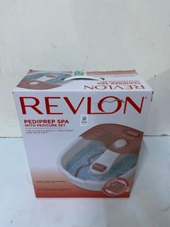 Lot 554  
            Nottingham SR1 - Delivery Only 

                
REVLON PEDIPREP SPA WITH PEDICURE SET