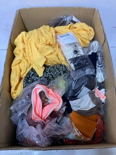 Lot 677  
            Nottingham SR1 - Delivery Only 

                
BOX OF VARIOUS DESIGNER CLOTHING - MULTIPLE SIZES & MULTIPLE COLOURS