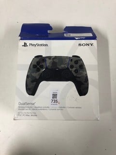 Lot 735  
            Nottingham SR1 - Delivery Only 
                
SONY PLAYSTATION 5 WIRELESS CONTROLLER - VOLCANIC RED - ORIGINAL RRP £64