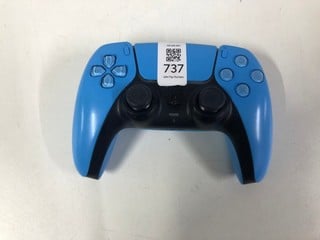Lot 737  
            Nottingham SR1 - Delivery Only 

                
SONY PLAYSTATION 5 WIRELESS CONTROLLER - STARLIGHT BLUE - ORIGINAL RRP £64