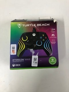 Lot 738  
            Nottingham SR1 - Delivery Only 

                
TURTLE BEACH AFTERGLOW WAVE WIRED RGB GAMING CONTROLLER