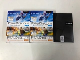 Lot 739  
            Nottingham SR1 - Delivery Only 

                
3 X VARIOUS SOFTWARE INC. CYBERLINK CREATE POWER DIRECTOR 16 ULTRA / PHOTO DIRECT...