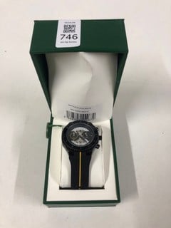 Lot 746  
            Nottingham SR1 - Delivery Only 

                
MANN EGERTON RAPTOR BLACK WHITE WATCH MODEL: ME0132