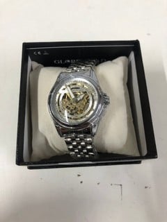 Lot 761  
            Nottingham SR1 - Delivery Only 

                
GLOBENFELD FRAMEWORK STEEL WATCH MODEL: GF0008