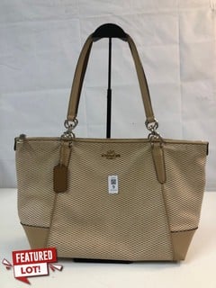 Lot 9  
            Nottingham SR1 - Delivery Only 

                
COACH PURSE AVA TOTE WITH LEGACY PRINT - F28467