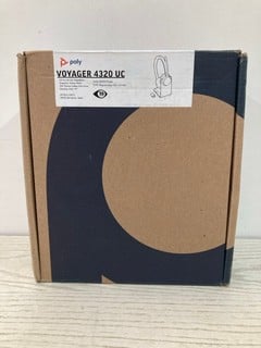 Lot 18  
            Nottingham SR2 - Delivery Only 

                
POLY VOYAGER 4320 BLUETOOTH HEADSET ORIGINAL RRP:£112.50