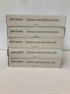 Lot 201  
            Nottingham SR2 - Delivery Only 

                
5 X STAINLESS STEEL ELECTRONIC SCALE