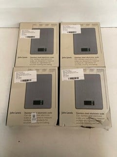 Lot 202  
            Nottingham SR2 - Delivery Only 

                
4 X STAINLESS STEEL ELECTRONIC SCALE