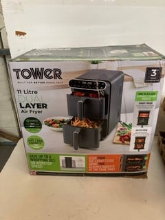 Lot 209  
            Nottingham SR2 - Delivery Only 

                
TOWER 2 LAYER AIR FRYER