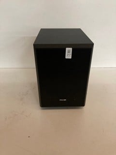 Lot 217  
            Nottingham SR2 - Delivery Only 

                
HISENSE SUBWOOFER MODEL NO: AX5125H