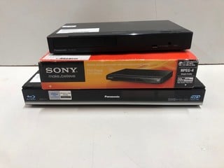 Lot 242  
            Nottingham SR2 - Delivery Only 

                
3 X ITEMS INC SONY DVD PLAYER DVP-SR160