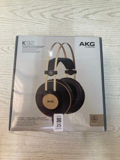 Lot 25  
            Nottingham SR2 - Delivery Only 

                
AKG HARMAN K92 CLOSED BACK HEADPHONES ORIGINAL RRP:£59.99