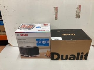 Lot 261  
            Nottingham SR2 - Delivery Only 

                
2 X KITCHEN ITEMS INC BOSCH 4 SLICE TOASTER