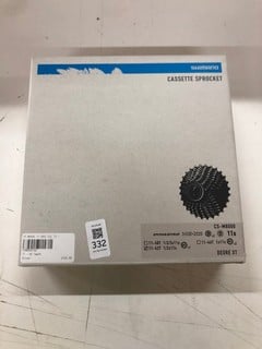Lot 332  
            Nottingham SR2 - Delivery Only 

                
SHIMANO CASSETTE SPROCKET