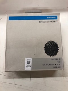 Lot 335  
            Nottingham SR2 - Delivery Only 

                
SHIMANO CASSETTE SPROCKET