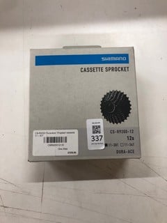 Lot 337  
            Nottingham SR2 - Delivery Only 

                
SHIMANO CASSETTE SPROCKET