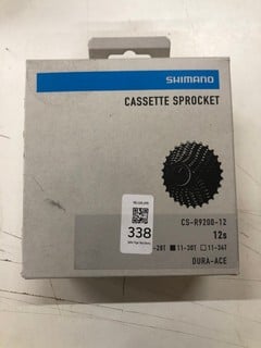 Lot 338  
            Nottingham SR2 - Delivery Only 

                
SHIMANO CASSETTE SPROCKET