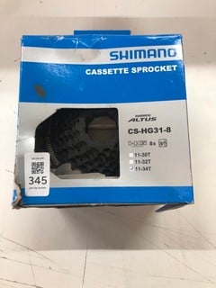 Lot 345  
            Nottingham SR2 - Delivery Only 

                
2 X SHIMANO CASSETTE SPROCKET