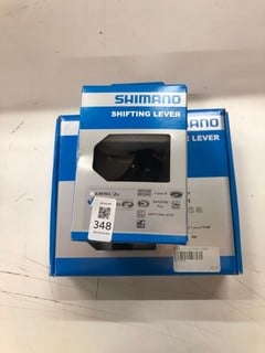 Lot 348  
            Nottingham SR2 - Delivery Only 

                
2 X SHIMANO ITEMS INC SHIMANO SHIFTING LEVER