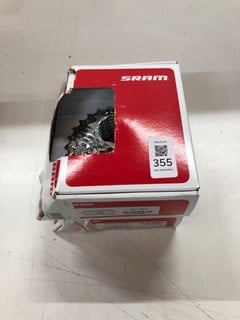 Lot 355  
            Nottingham SR2 - Delivery Only 

                
2 X SRAM CASSETTE SPROCKETS
