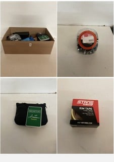 Lot 383  
            Nottingham SR2 - Delivery Only 

                
BOX OF BIKE ACCESSORIES INC BROMPTON BIKE CHAIN