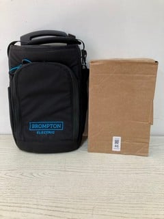 Lot 46  
            Nottingham SR2 - Delivery Only 

                
BROMPTON ELECTRIC MY24 KITTING PACK ORIGINAL RRP : £119.99