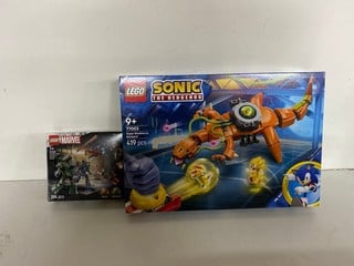 Lot 51  
            Nottingham SR2 - Delivery Only 

                
2 X LEGO TOYS INC SONIC THE HEDGEHOG SUPER SHADOW VS BIOLIZARD