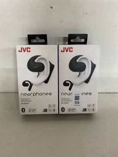 Lot 59  
            Nottingham SR2 - Delivery Only 
                
2 X JVC NEAR PHONES WIRELESS HEADPHONES