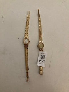 Lot 671  
            Nottingham SR2 - Delivery Only 

                
2 X SEKONDA WATCHES