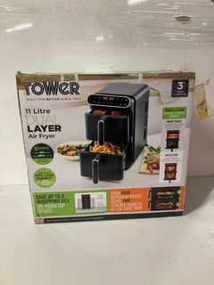 Lot 112  
            Nottingham SR3 - Delivery Only 
                
TOWER 11L DUAL LAYER AIR FRYER