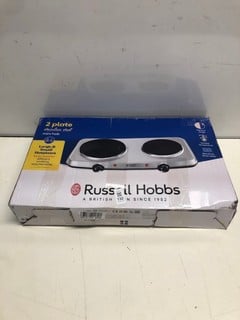 Lot 132  
            Nottingham SR3 - Delivery Only 

                
RUSSELL HOBBS 2 PLATE STAINLESS STEEL MINI HOB