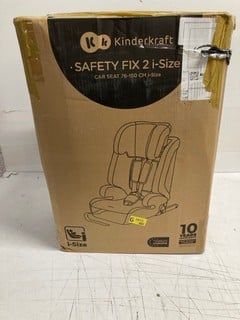 Lot 157  
            Nottingham SR3 - Delivery Only 

                
KINDERKRAFT SAFETY FIX 2 BABY CAR SEAT I-SIZE