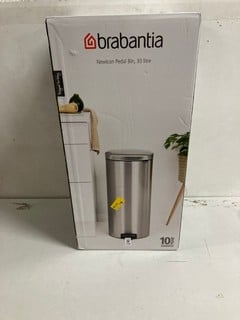Lot 176  
            Nottingham SR3 - Delivery Only 

                
BRABANTIA NEWLCON 30L PEDAL BIN