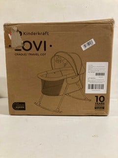 Lot 194  
            Nottingham SR3 - Delivery Only 

                
KINDERKRAFT LOVI CRADLE TRAVEL COT
