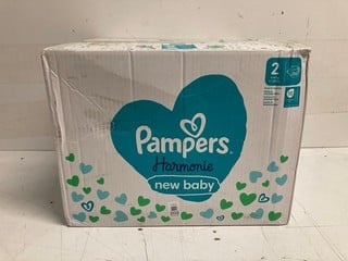Lot 202  
            Nottingham SR3 - Delivery Only 

                
PAMPERS HARMONIE NEW BABY NAPPIES