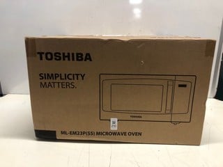 Lot 210  
            Nottingham SR3 - Delivery Only 

                
TOSHIBA MICROWAVE OVEN