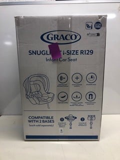Lot 220  
            Nottingham SR3 - Delivery Only 

                
GRACO SNUGLITE I-SIZE R129 CAR SEAT