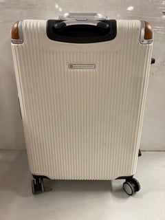 Lot 246  
            Nottingham SR3 - Delivery Only 

                
SWISS MILITARY HARDSHELL SUITCASE (CREAM)