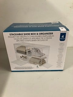 Lot 249  
            Nottingham SR3 - Delivery Only 

                
STACKABLE SHOE BOX AND ORGANISER