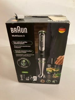 Lot 258  
            Nottingham SR3 - Delivery Only 

                
BRAUN MULTI QUICK 9