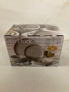 Lot 259  
            Nottingham SR3 - Delivery Only 

                
OVER AND BACK DINNER WARE SET